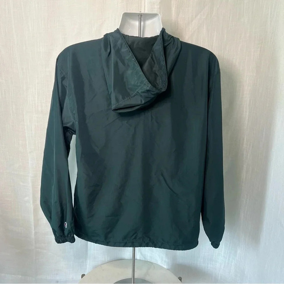 NWOT Men’s Pull Over 1/4 Zip Front Pocket Champion Circle Logo Windbreaker Sz S - Picture 2 of 4